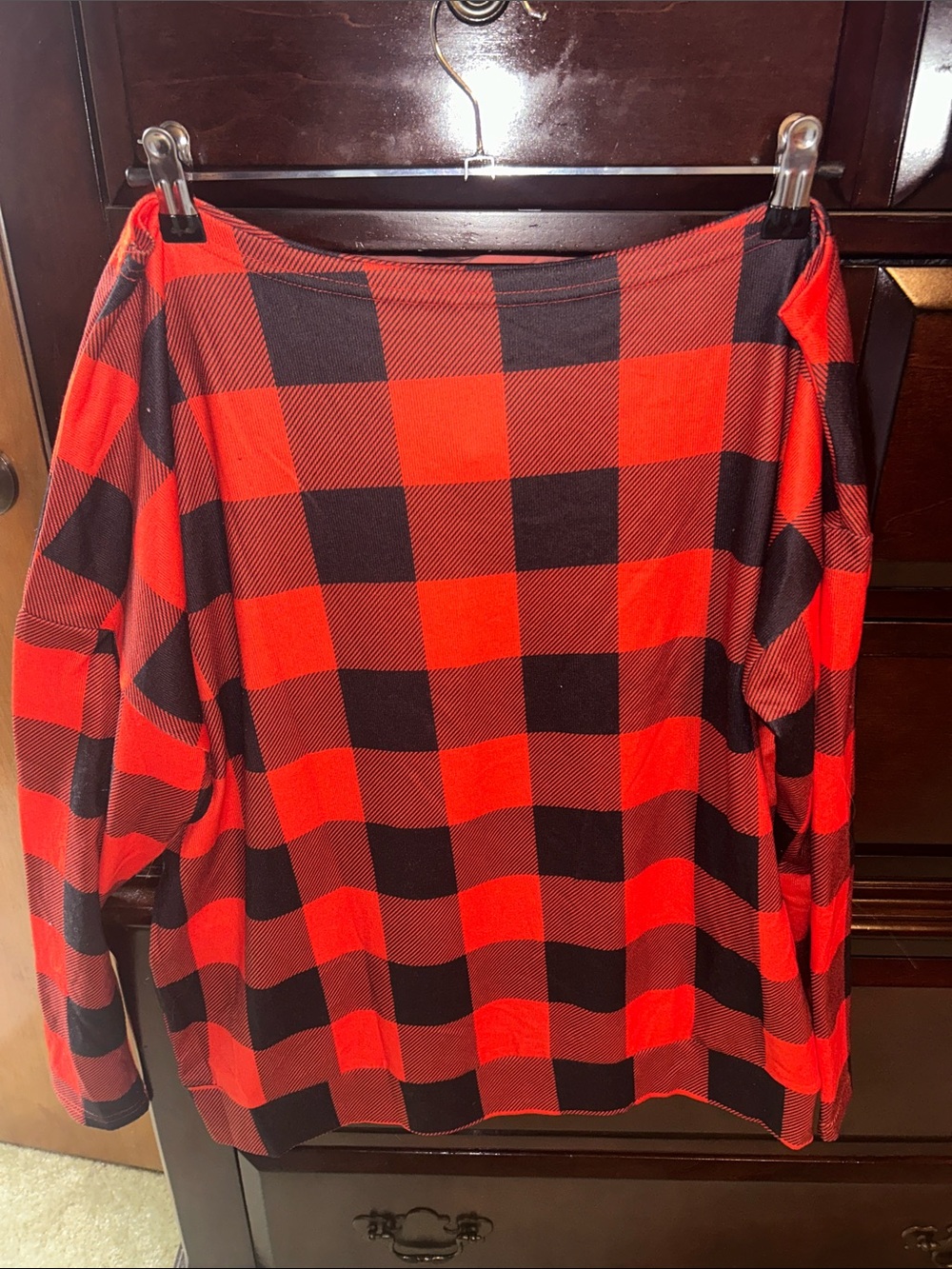 Plaid top